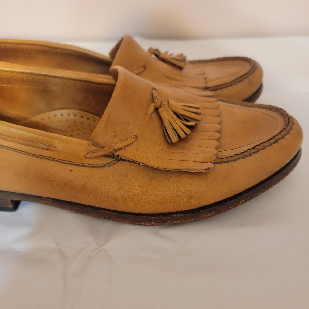 Genuine VTG Handsewn Leather Mens SAS Dress Shoes Size 10.5 - Picture 6 of 13
